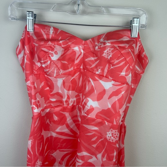 Amanda Uprichard New York x Revolve Strapless Eden Maxi Dress Paquita floral L - Picture 8 of 14